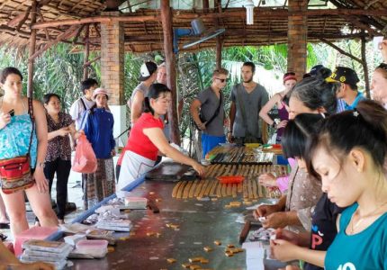 Visitors are able to make special dishes of the Southwest